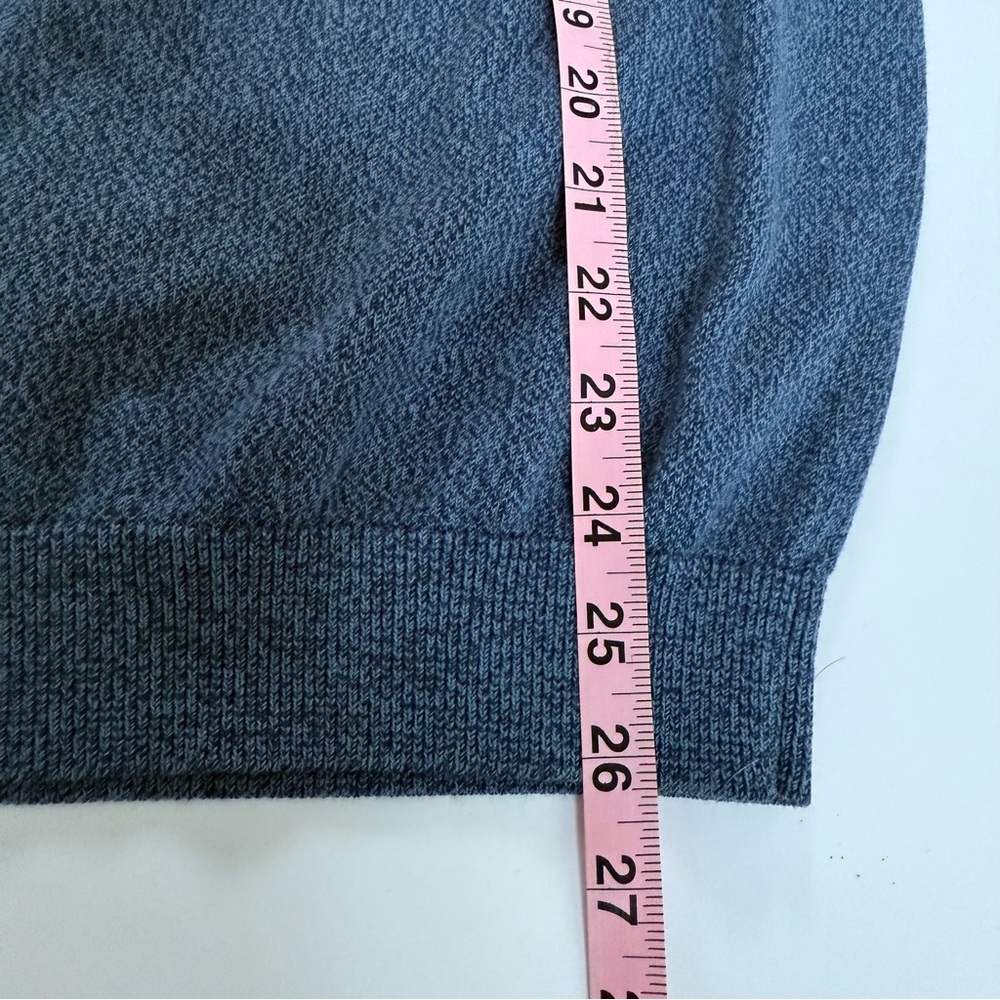 LL Bean Men’s 100% Cotton V Neck‎ Sweater Long Sleeve Sz Large Preppy Classic - Picture 5 of 8